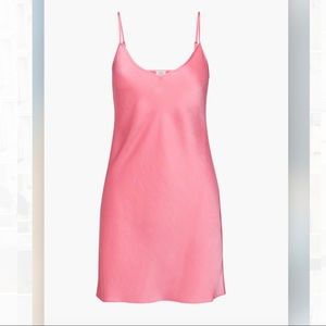 Aritzia Only Slip Mini Dress Pink
